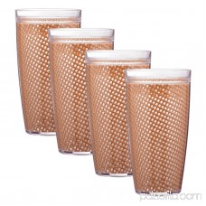 Kraftware Fishnet Double Wall Insulated Tumbler (Set of 4)